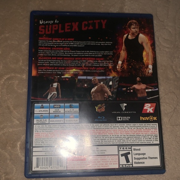 WWE 2k17 for the ps4 - Picture 3 of 5